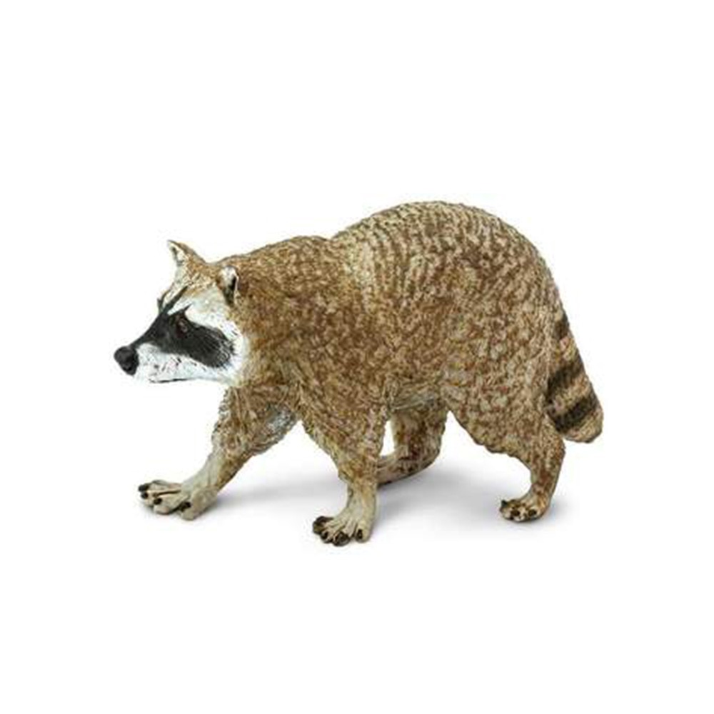 Safari, Toys & Figurines, Gifts, Kids, Resin Animal, Raccoon, 3.5"x1.75", 142744